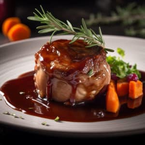 Chicken Thigh Osso Bucco with Red Wine Sauce