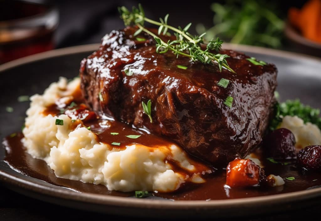 Cabernet Slow Braised Beef Short Ribs