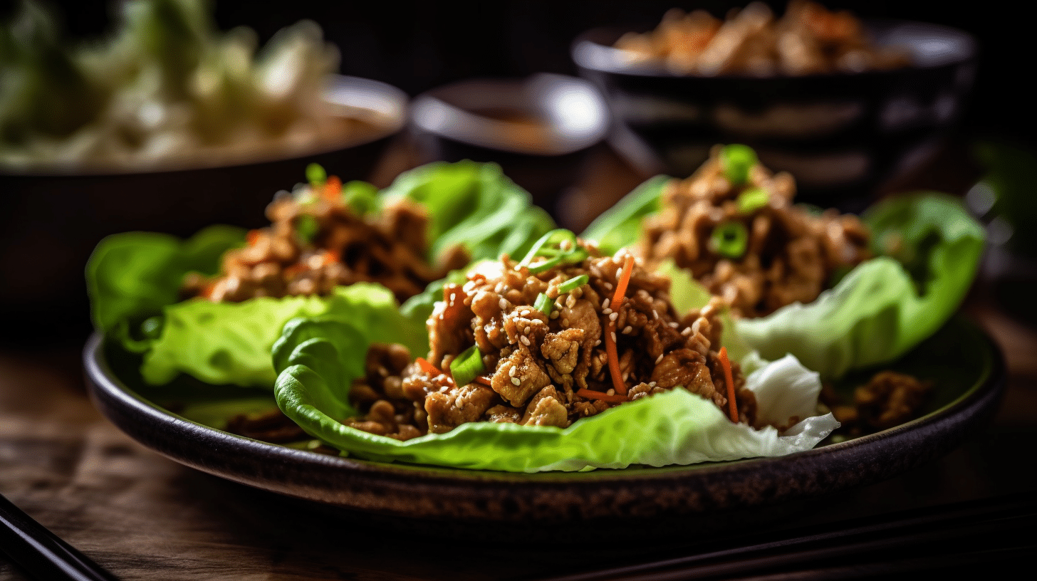 Chinese Chicken Lettuce Wraps