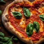 Heart-Shaped Homemade Pizza