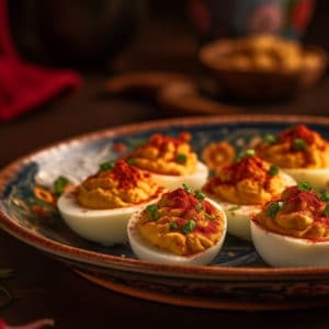 Spanish-Style Deviled Eggs