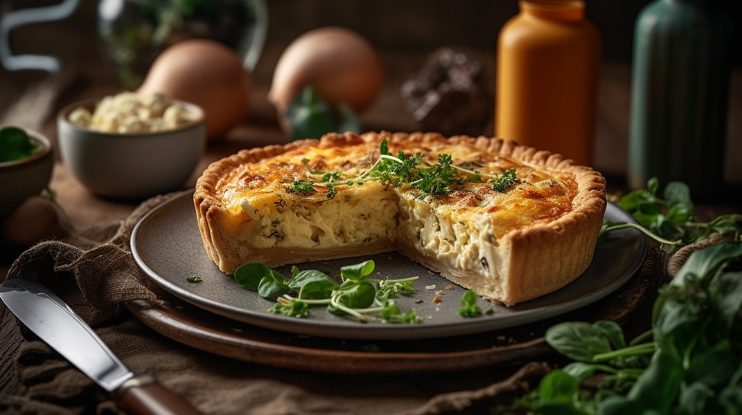 Crab Quiche