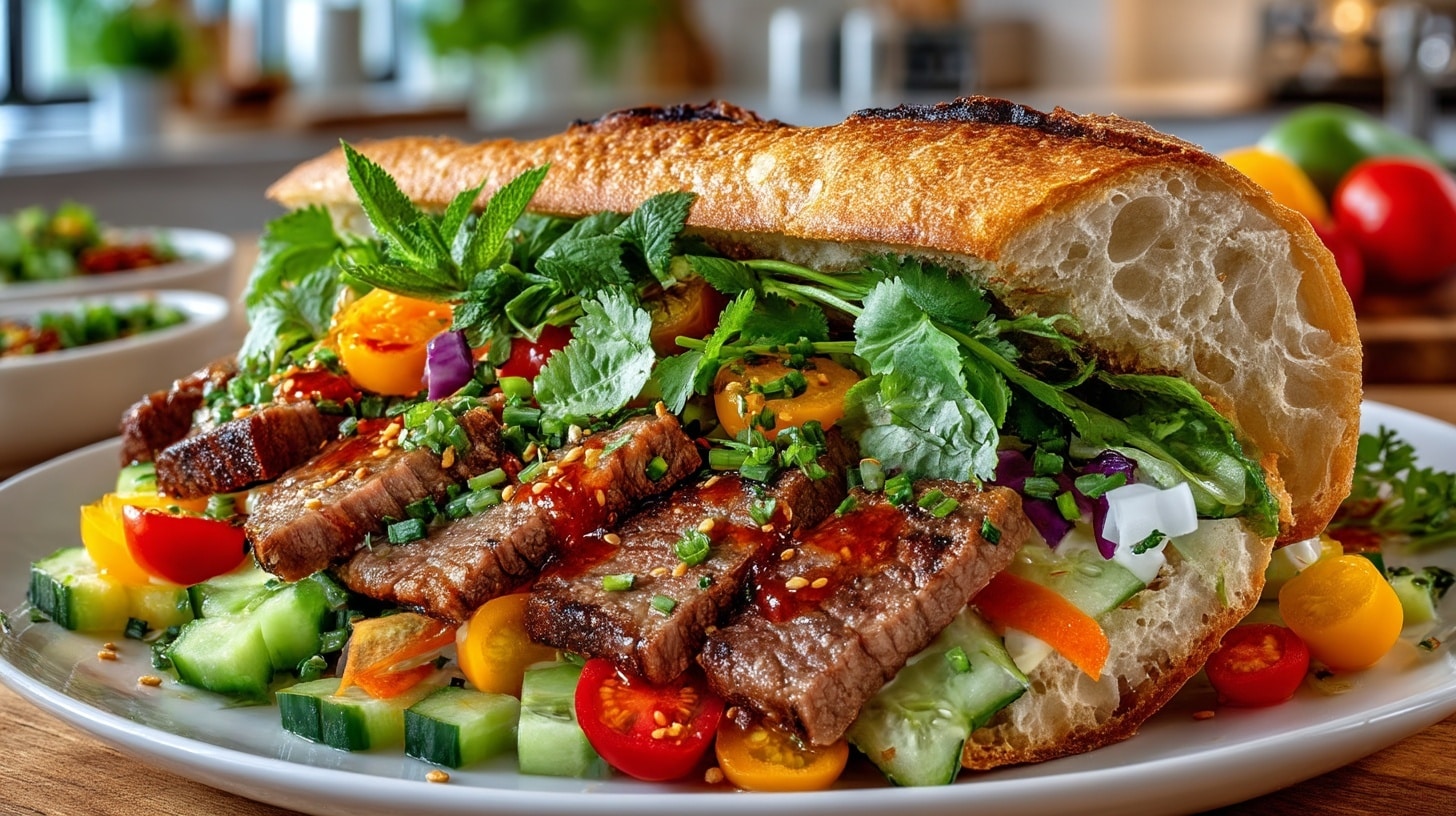 Grilled Steak Banh Mi
