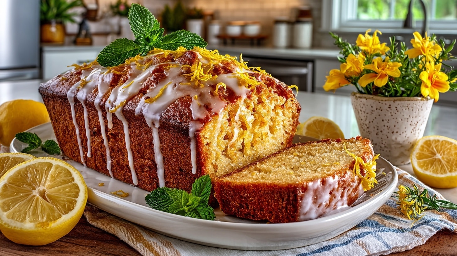 Luscious Meyer Lemon Loaf Cake