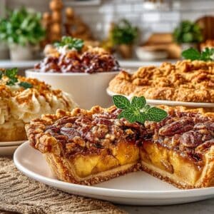 Pecan Pie, Pumpkin Pie, or Dutch Caramel Apple Pie