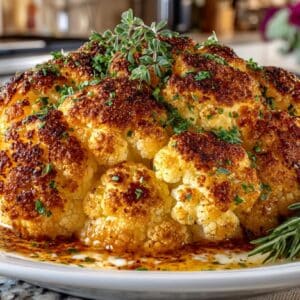 Whole Sous Vide Cauliflower