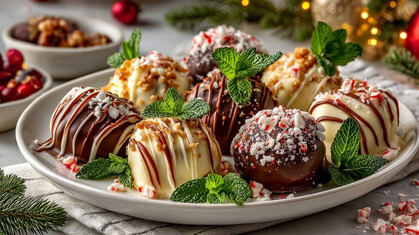 Mint-Oreo-Truffles