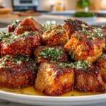 Cajun Garlic Butter Strip Steak Bites