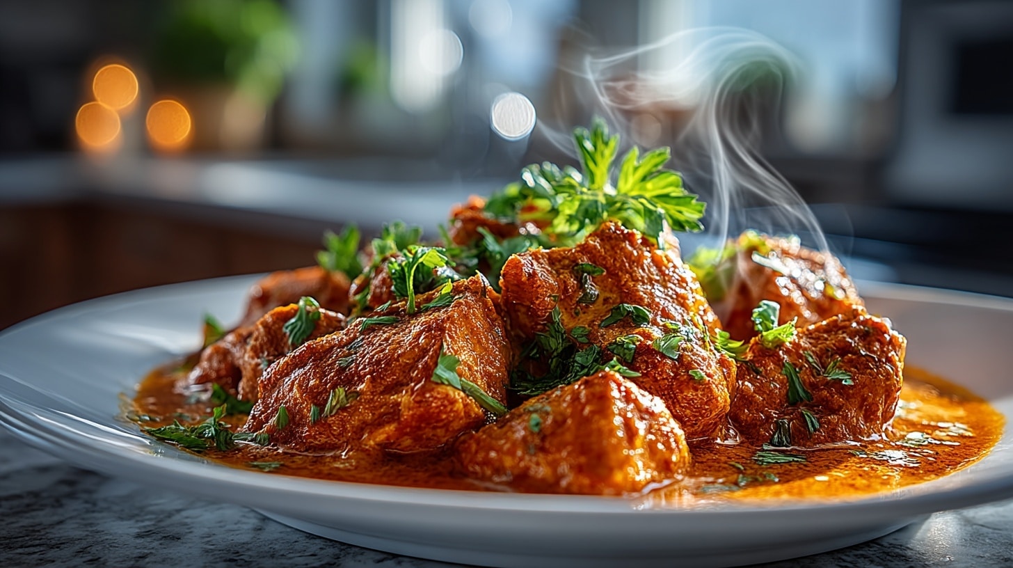 flame- cooked Chicken with Tikka Masala Sauce