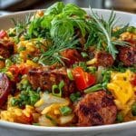 Crab & Andouille Sausage Jambalaya