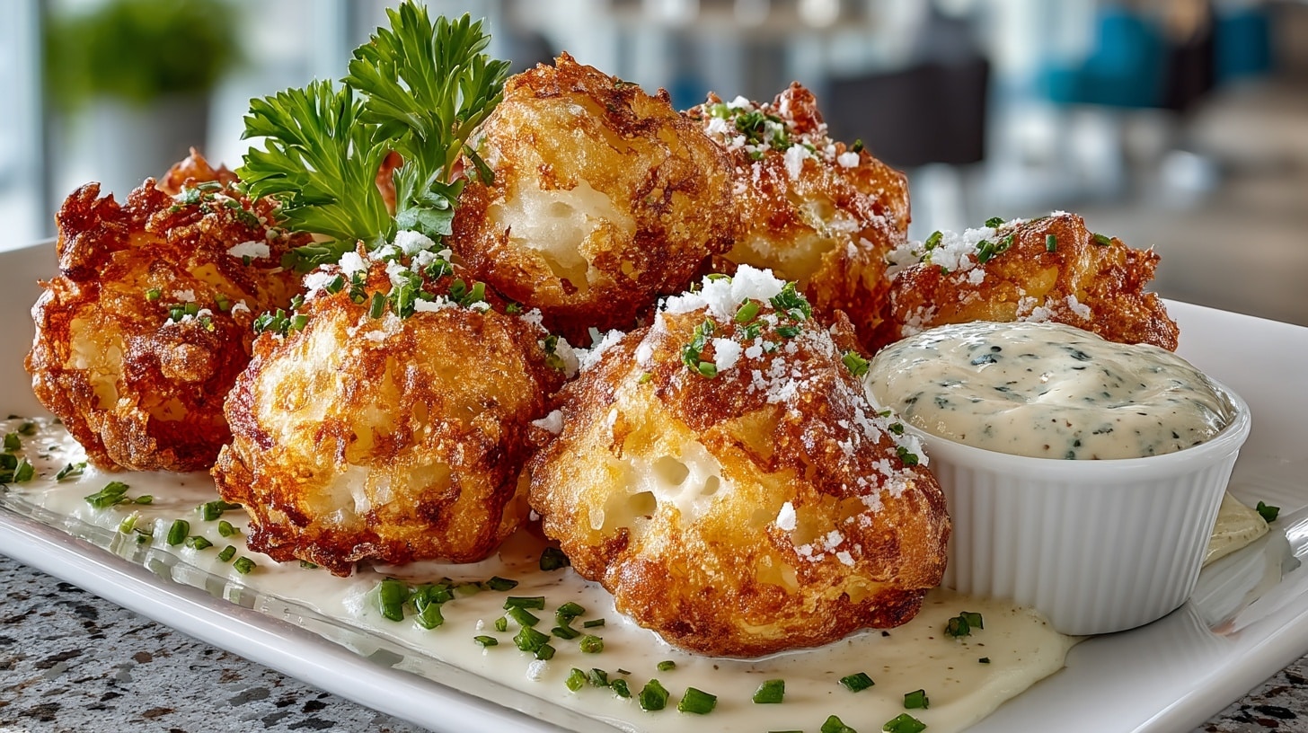 Crab Beignets with Remoulade Sauce
