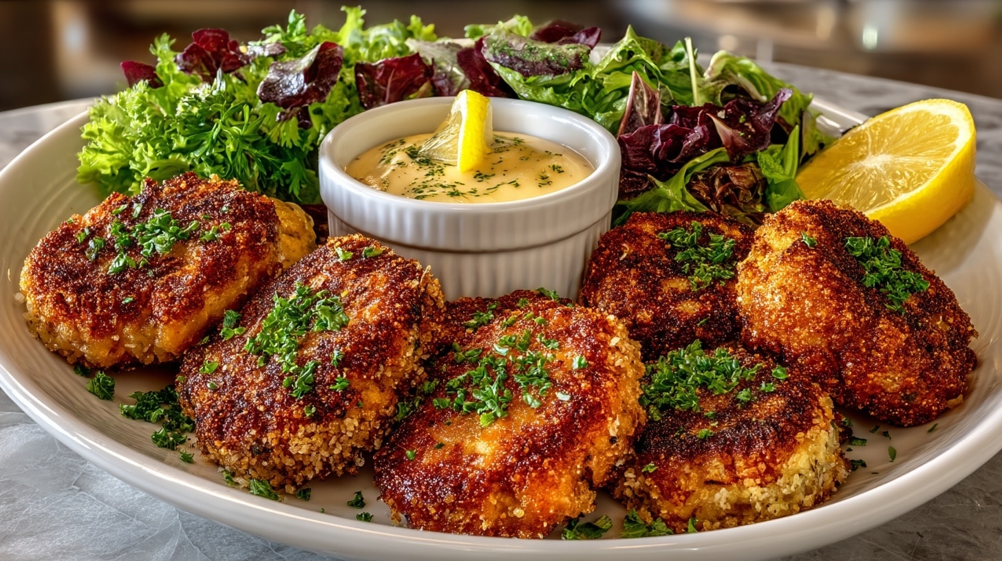 Cocktail Party Crab Cakes with Lemon Aioli