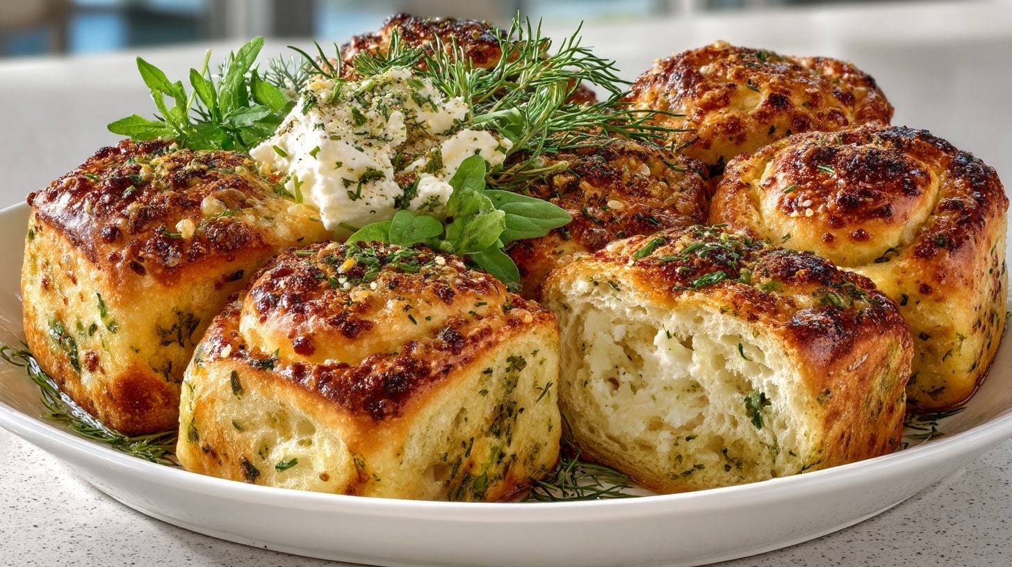 Herbed Goat Cheese Rolls