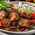 Red Beans, Rice and Sausage Gumbo