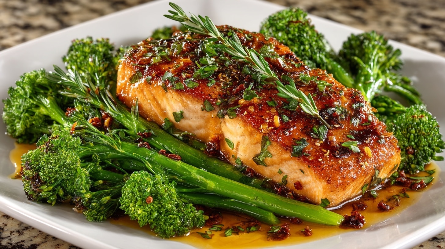 Salmon Teriyaki & Broccolini