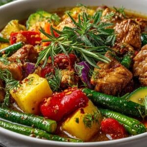 Thai Yellow Curry Chicken & Vegetables