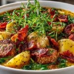 Zuppa Toscana, creamy Sausage, Spinach, Bacon and Potato Soup