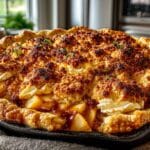 cast-iron skillet Apple Crumb Pie