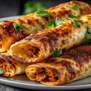 baked Chicken Taquitos
