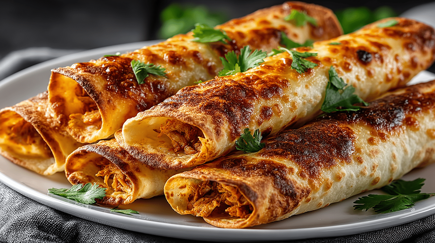 baked Chicken Taquitos