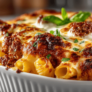 Baked Ziti with Homemade Sausage