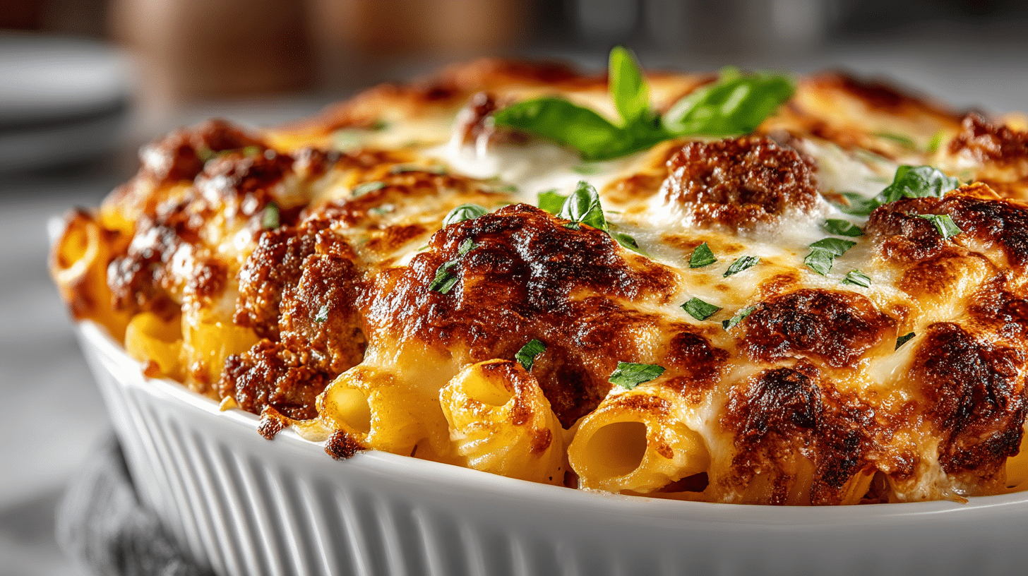 Baked Ziti with Homemade Sausage