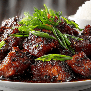 Caramelized Black Pepper Chicken