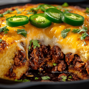 Cast Iron Skillet Tamale Pie