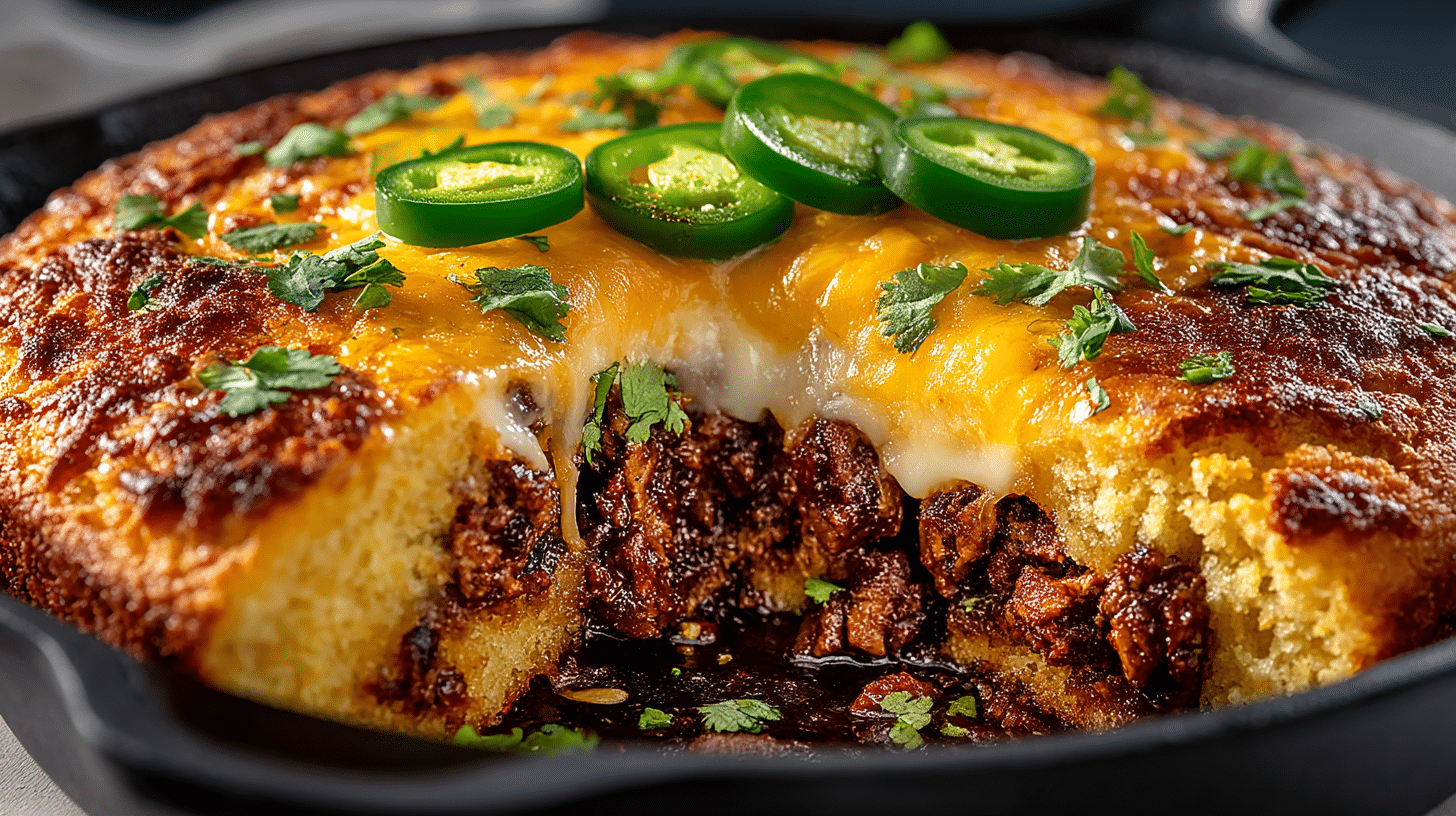 Cast Iron Skillet Tamale Pie