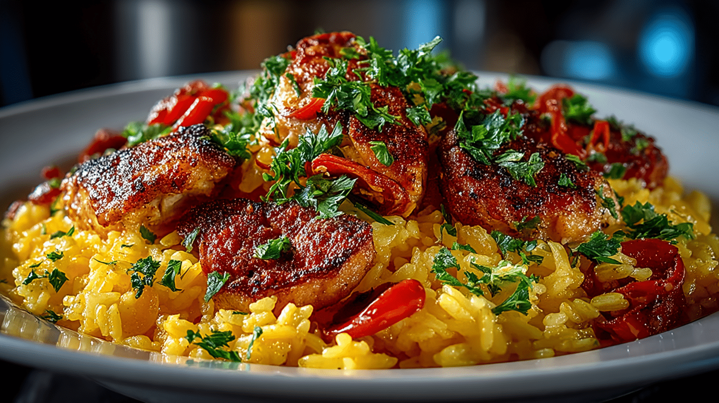 ); Chicken and Chorizo Paella