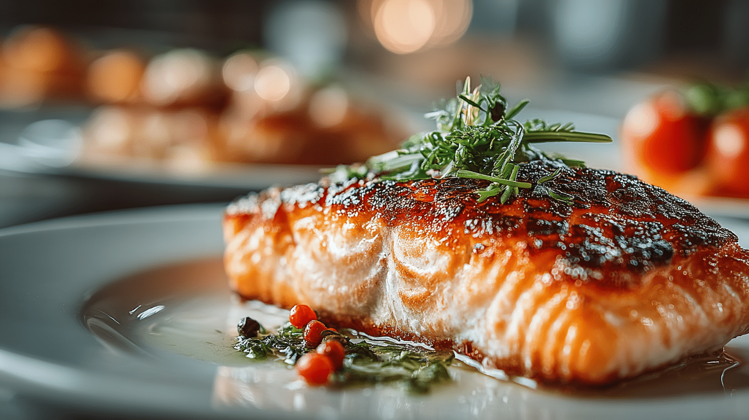 Crispy Salmon with Chef Alex Stratta