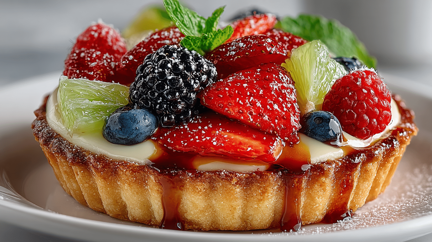Crostata de Frutta (Fruit Tart with Italian Pastry Cream)
