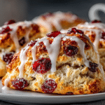 Dried Cherry Scones