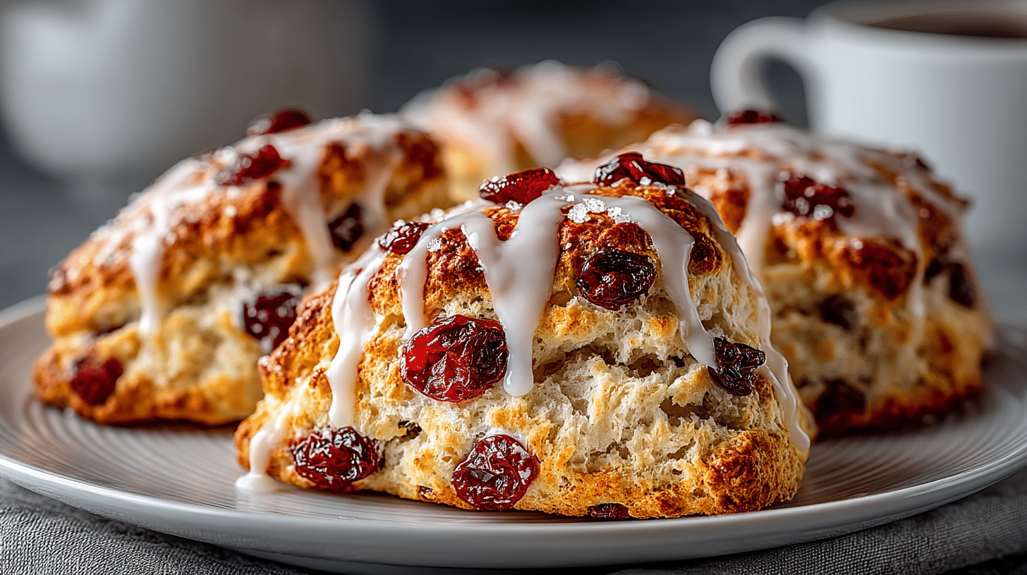 Dried Cherry Scones