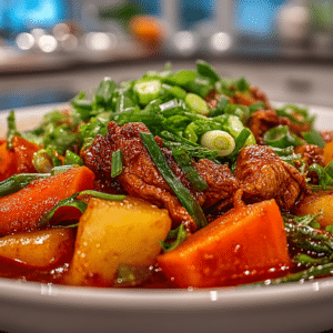 Korean Chicken and Vegetable Stew (Dakdoritang)