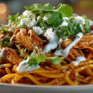 Mexican-Style "Dry" Noodles with Chicken (Sopa Seca de Fideos)