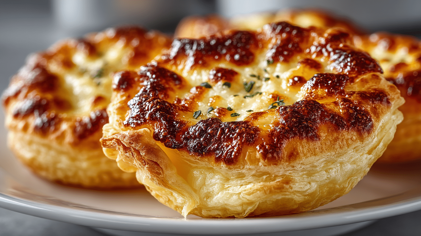 Puff Pastry & Cheese Galettes