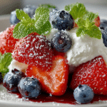 Red, White, & Blue Fruit Salad