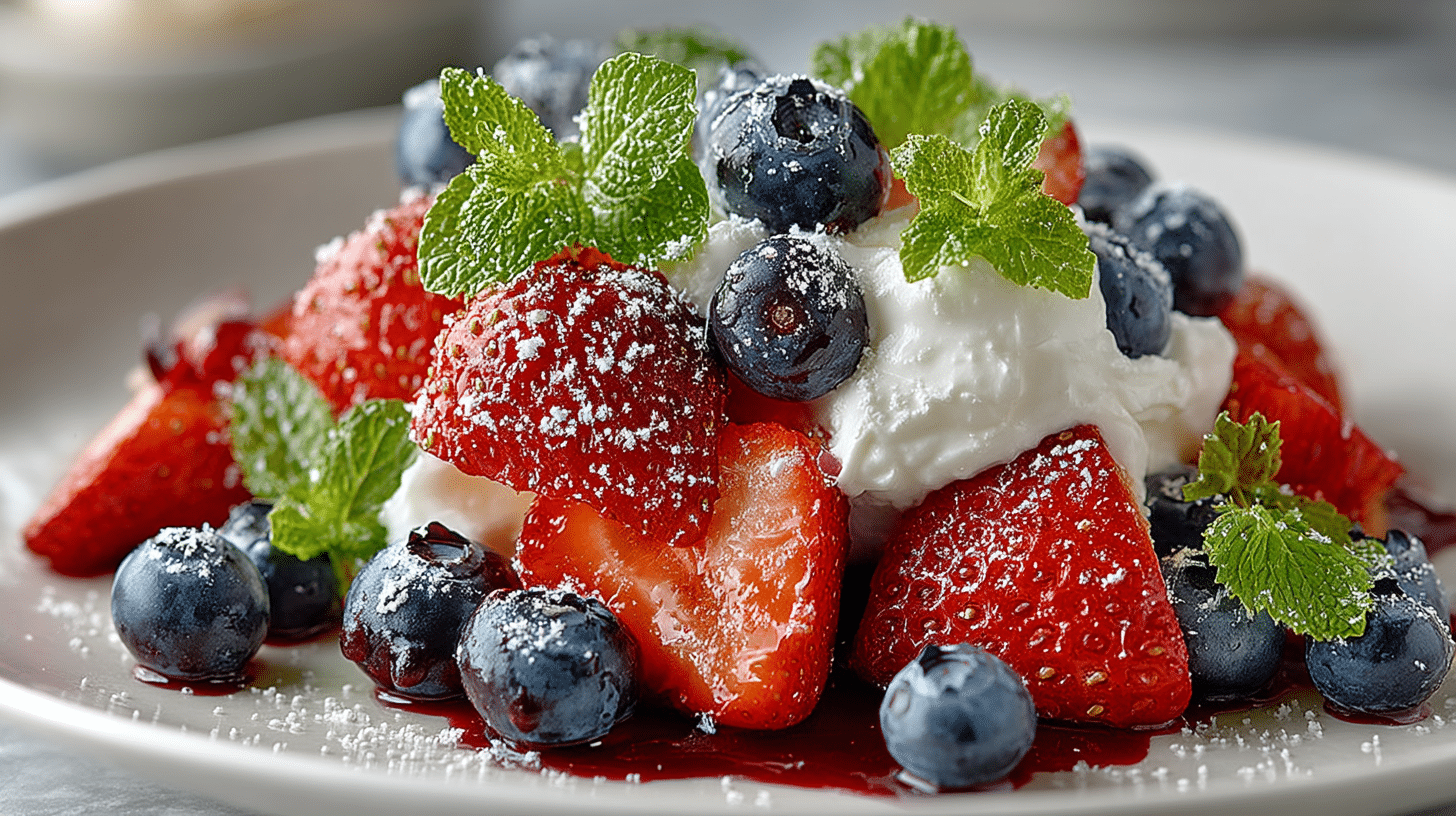 Red, White, & Blue Fruit Salad