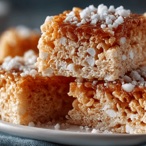 Salted Brown Butter Rice Krispie Treats