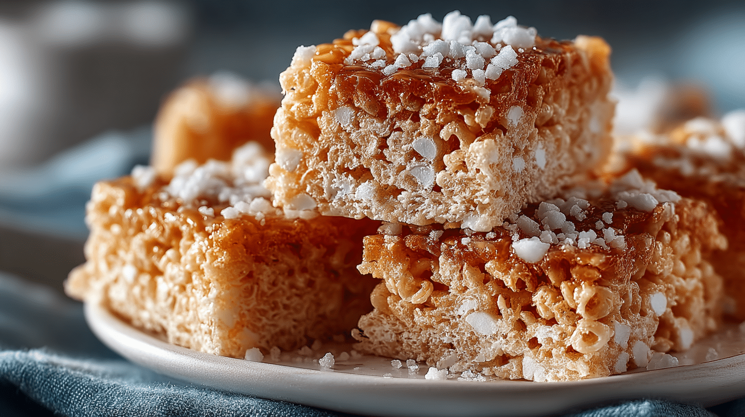 Salted Brown Butter Rice Krispie Treats