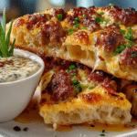 Schiacciata “Tuscan Flat Bread Pizza” Tuscan Sausage Dip