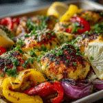 Sheet Pan Chicken Souvlaki