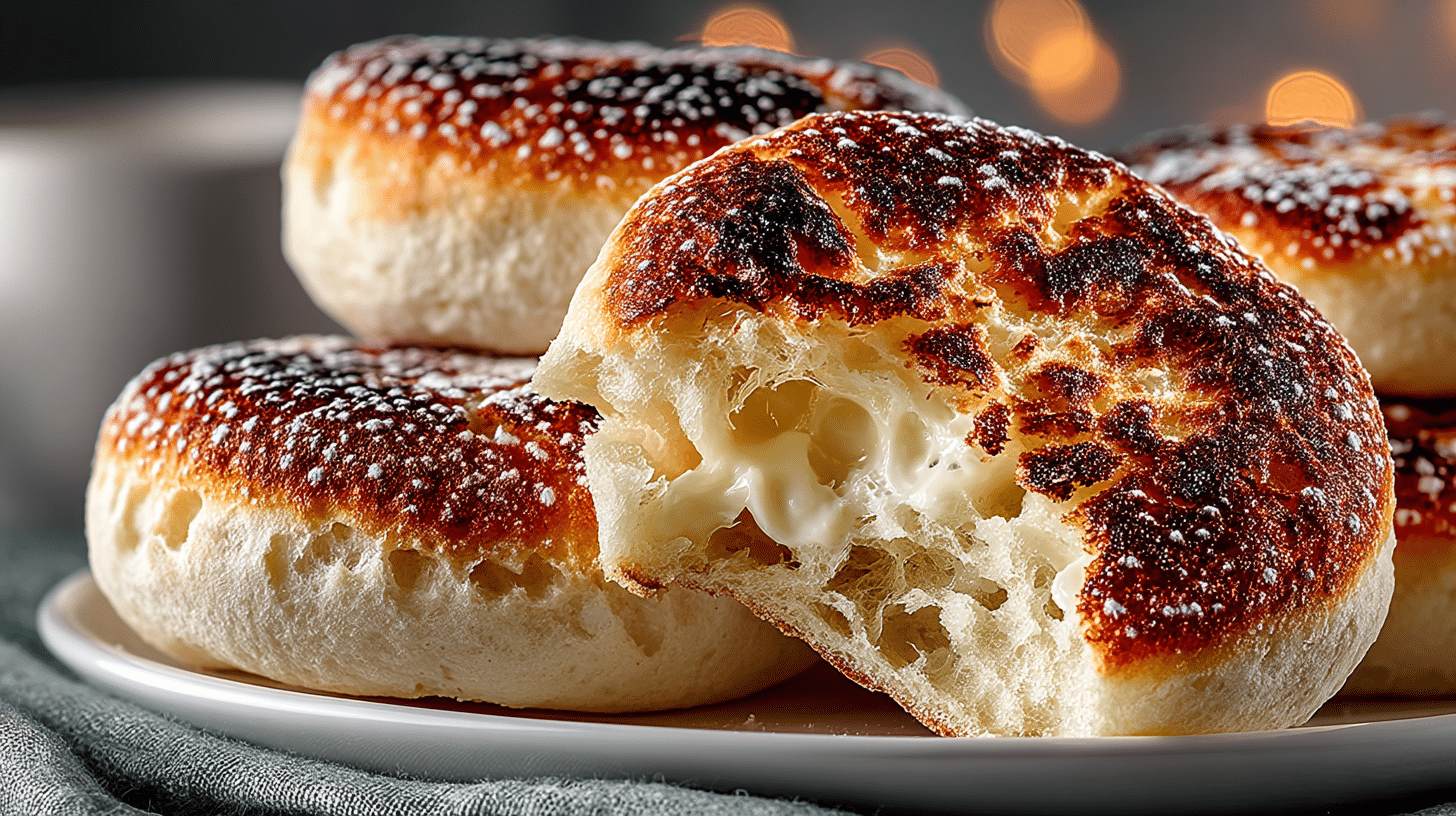 Sourdough English Muffins