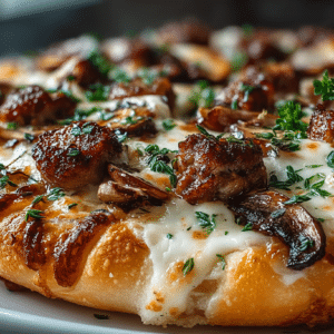 Sausage & Mushroom Pizza