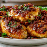 roasted Chicken Wings with Vermont Maple Bacon & Bourbon Sauce